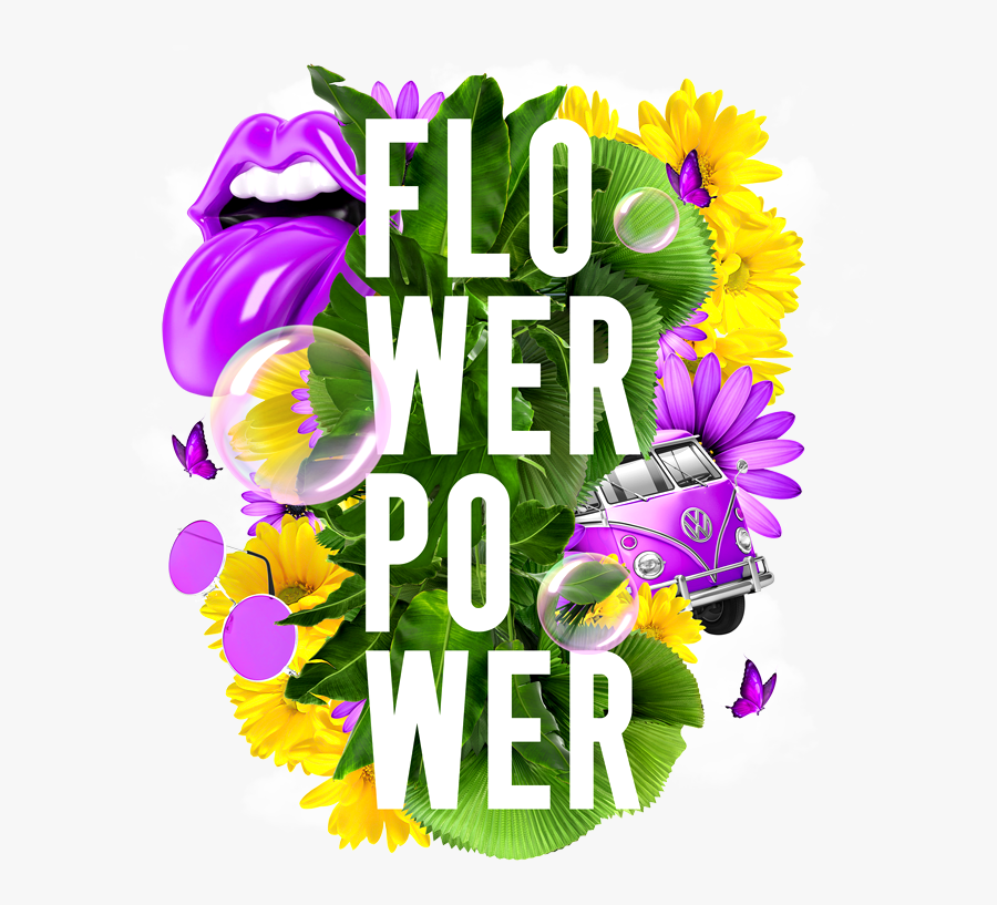 Flower Power Png - Graphic Design, Transparent Clipart