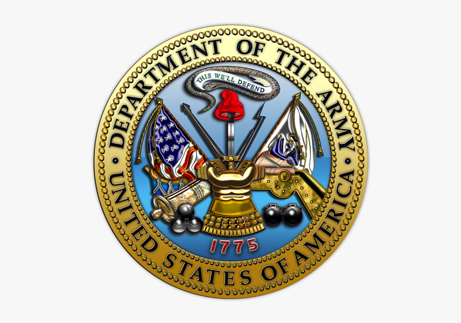 Flag Day & Birthday Of The Us Army - Emblem, Transparent Clipart