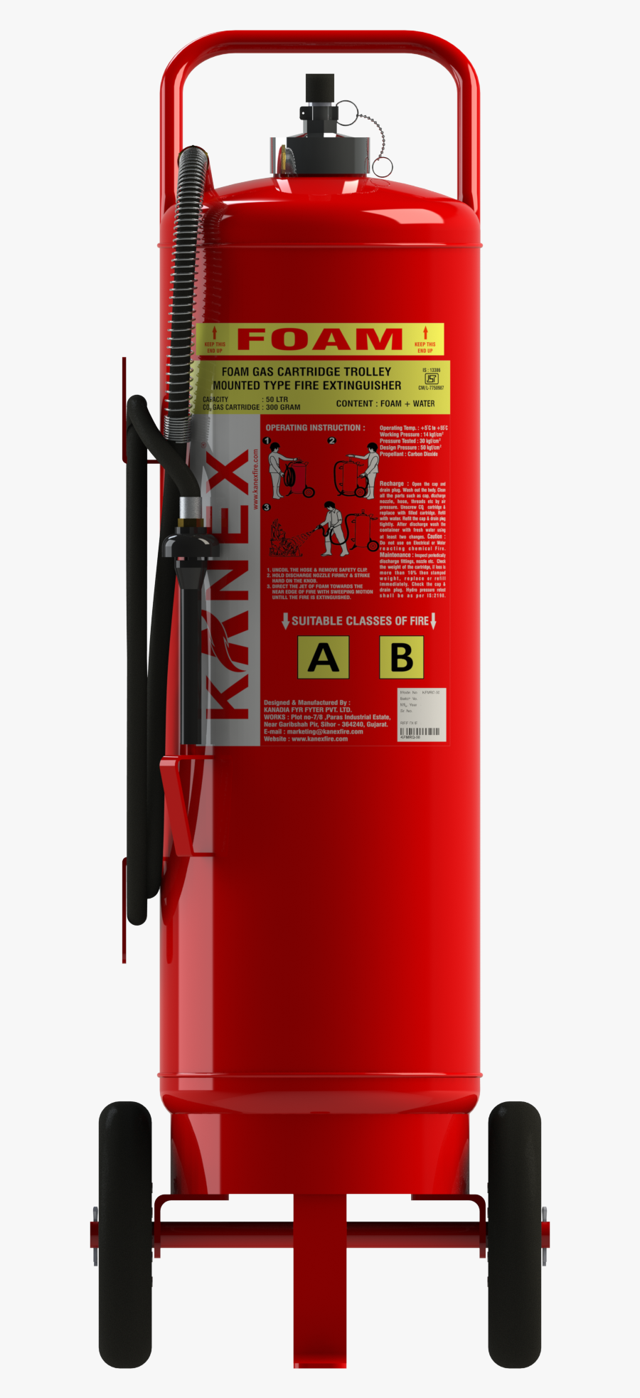 Extinguisher Png - Fire Extinguisher Foam Photo Png, Transparent Clipart