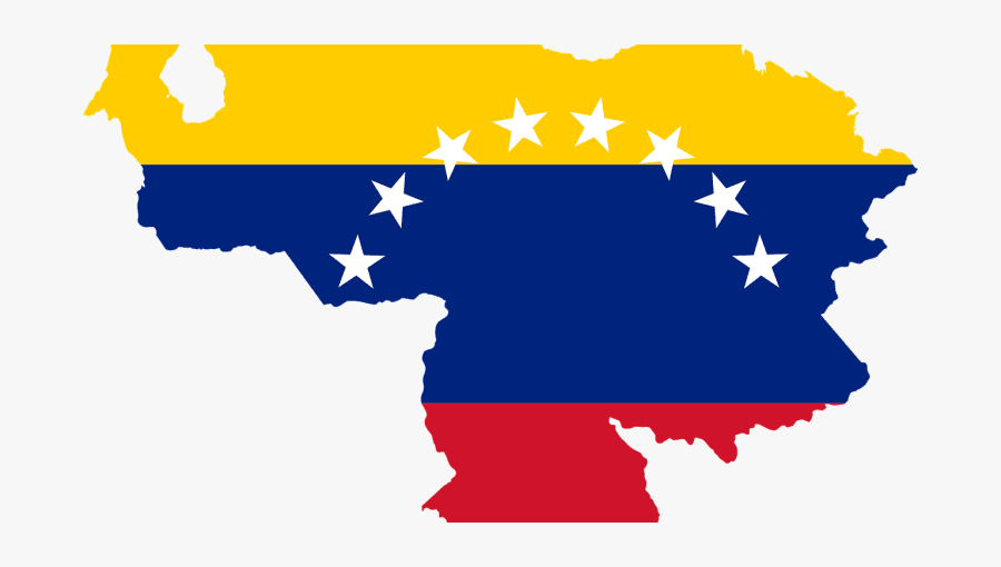 Flag Venezuela Country Outline, Transparent Clipart
