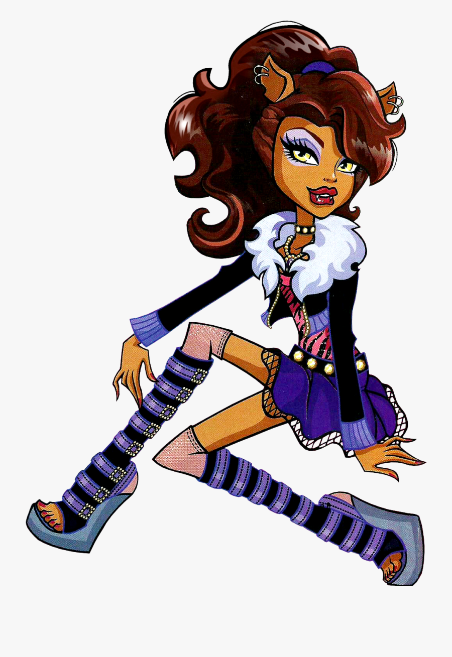 Clip Art Image Png Monster High - Clawdeen Wolf Monster High Characters, Transparent Clipart