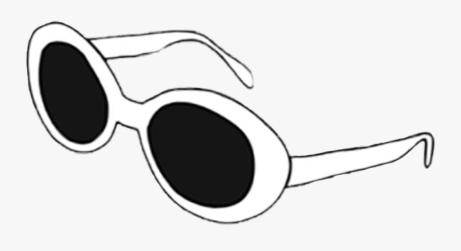 #cloutgoggles #cloutgang #clout #white #whiteaesthetic - Stickers Cute Vsco Black And White, Transparent Clipart