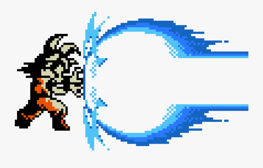 Kamehameha 8 Bit Clipart , Png Download - Dragon Ball Z Sangoku Kamehameha, Transparent Clipart