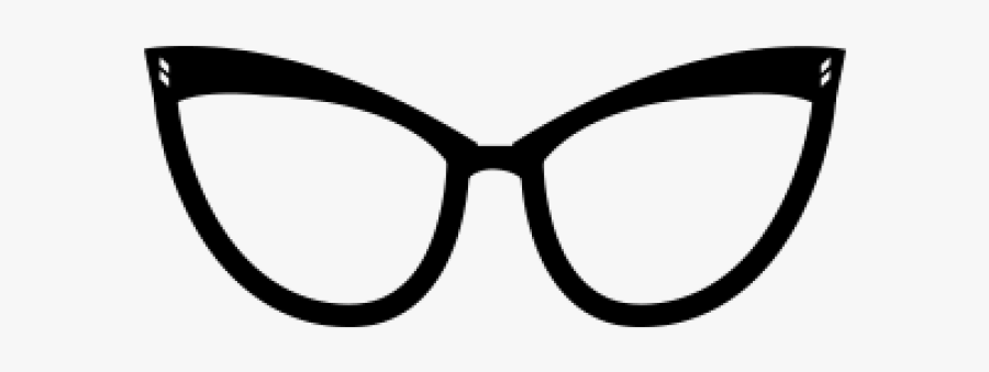 Cartoon Cat Eye Glasses, Transparent Clipart