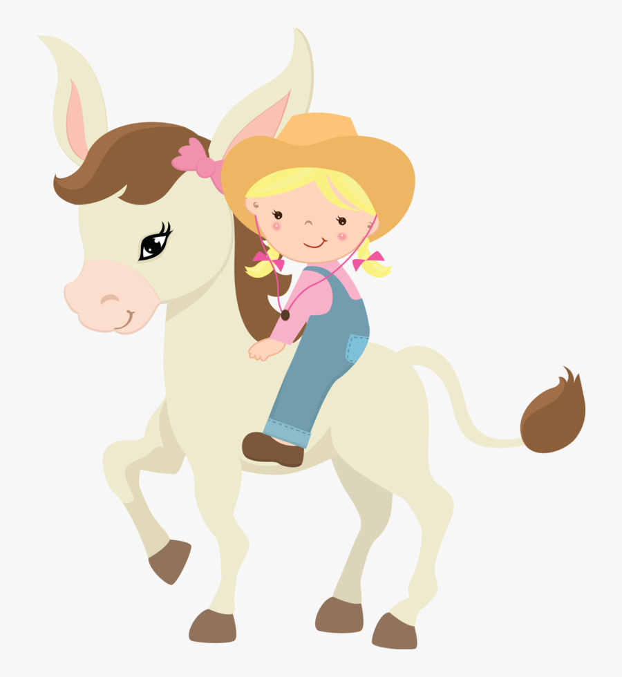Cute Farm For Girls Clip Art - Animais Fazendinha Menina Png, Transparent Clipart