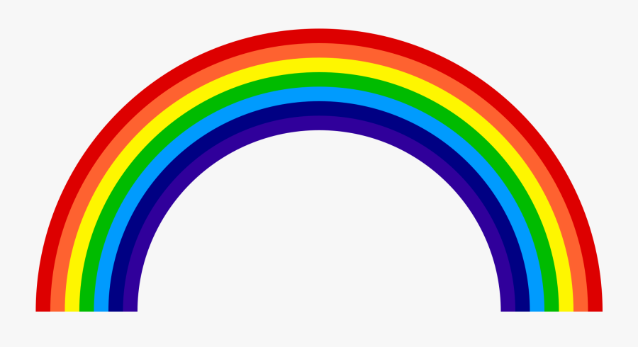 Rainbow Colors, Transparent Clipart
