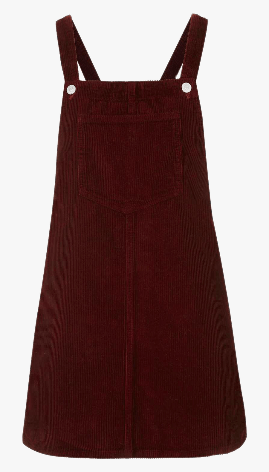 Corduroy Pinafore Dress - One-piece Garment, Transparent Clipart