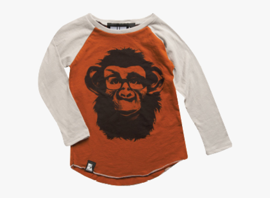 Mini & Maximus Love Your Monkey Face - Long-sleeved T-shirt, Transparent Clipart