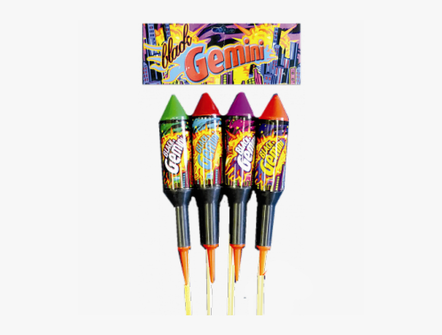 Black Gemini Rockets Fireworks - Explosive Weapon, Transparent Clipart