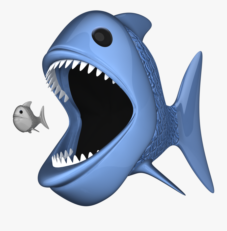"do You Want To Be A Small Fish, Or A Big Fish - Fish Animations For Powerpoint, Transparent Clipart