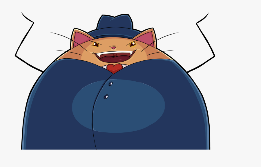 King Of The Hat Fatcat, Transparent Clipart