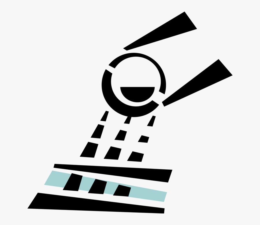 Vector Illustration Of Tweezers Small Pincers Or Nippers, Transparent Clipart