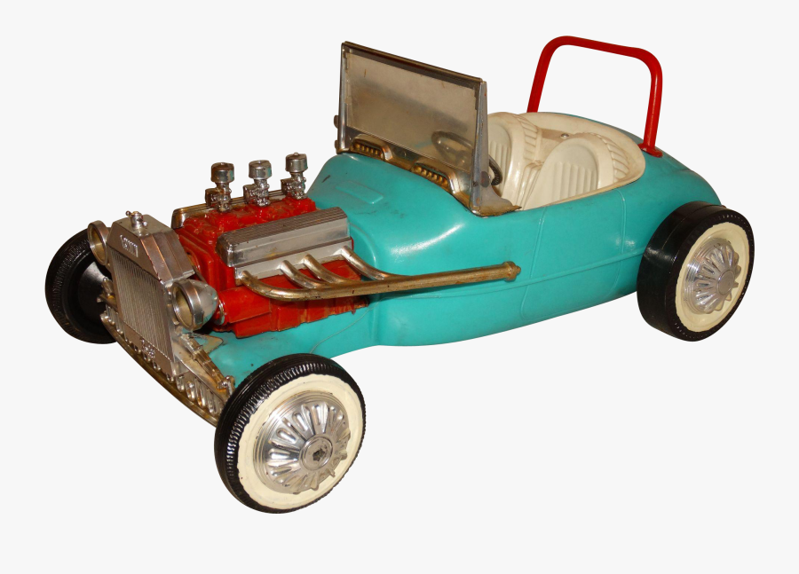 Vintage Barbie & Ken Irwin Hot Rod Roadster Car - Antique Car, Transparent Clipart