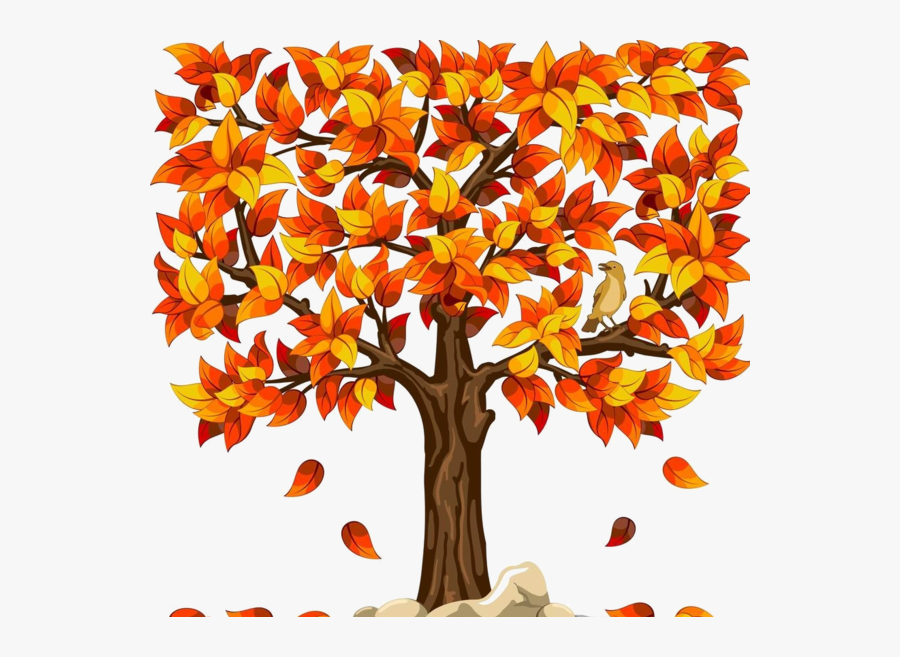 November Clipart Welcoming - Tree Fall Leaves Clipart, Transparent Clipart
