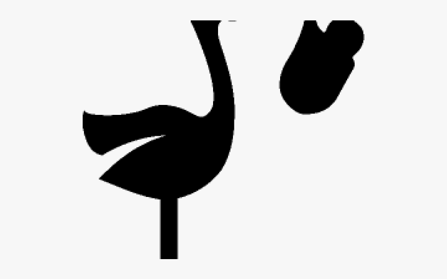 Drawn Baby Stork - Black Swan, Transparent Clipart