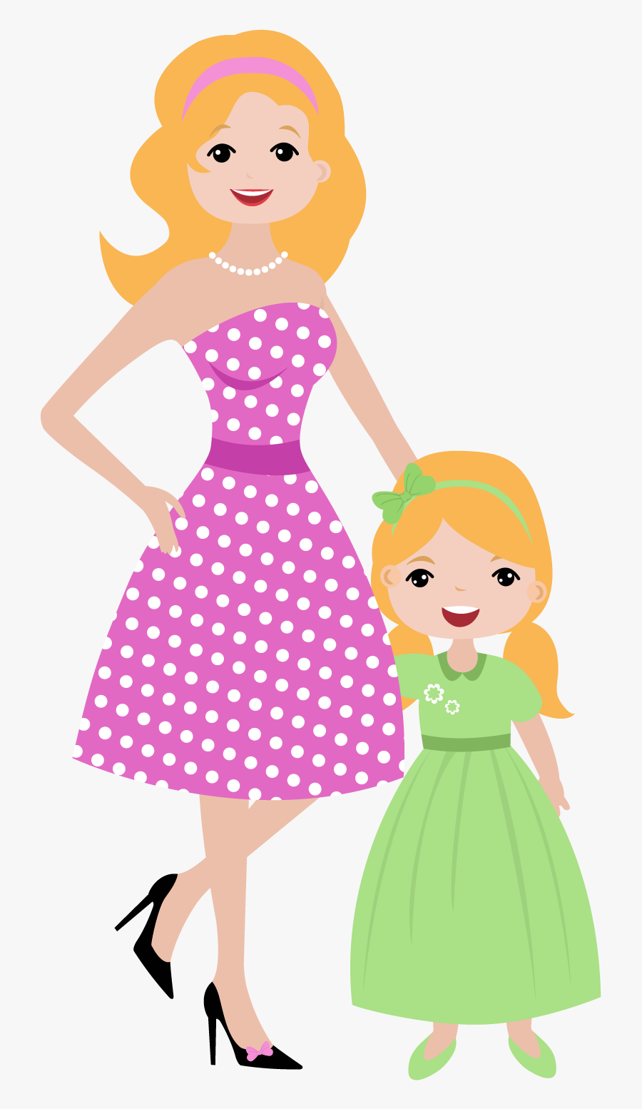 Mother And Daughter Clipart - 2019 Mothers Day Date, Transparent Clipart