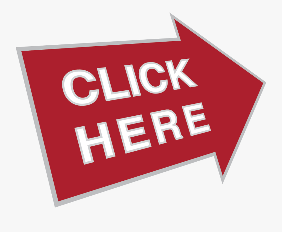 Click Here Large Arrow - Sign, Transparent Clipart