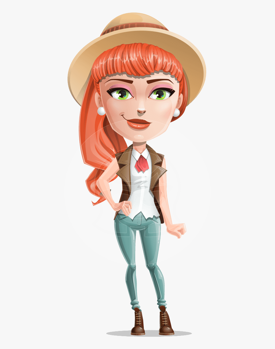Adeline Bangs The Redhead - Graphic Mama Cartoon Vectors, Transparent Clipart