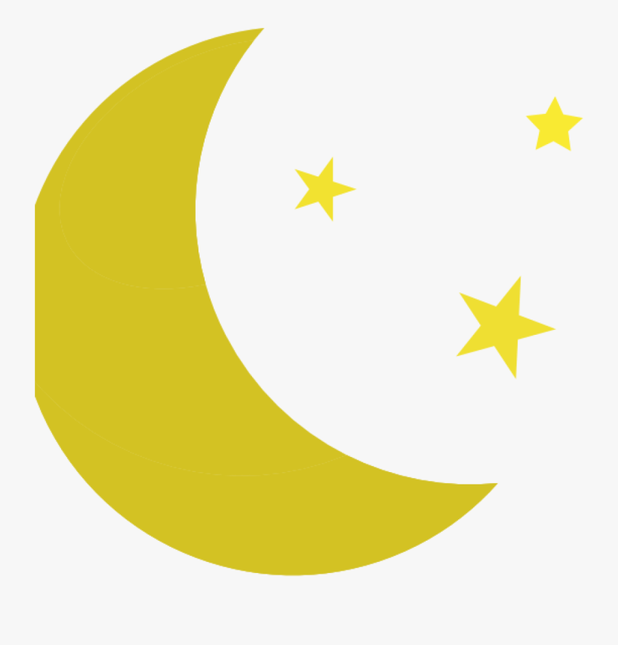Moon Clipart Moon And Stars Clip Art At Clker Vector - Moon And Star Silhouette, Transparent Clipart