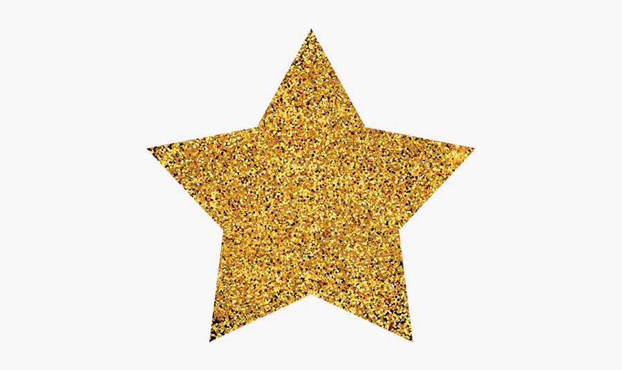 Glitter Gold Star Clipart, Transparent Clipart