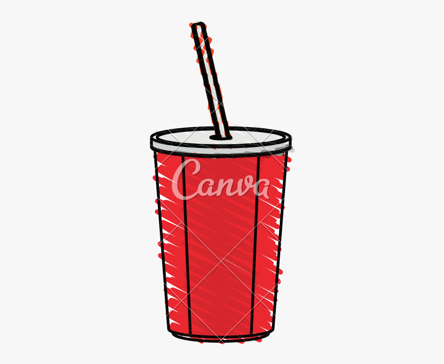 Soda Transparent Straw - Vaso De Soda Dibujo, Transparent Clipart