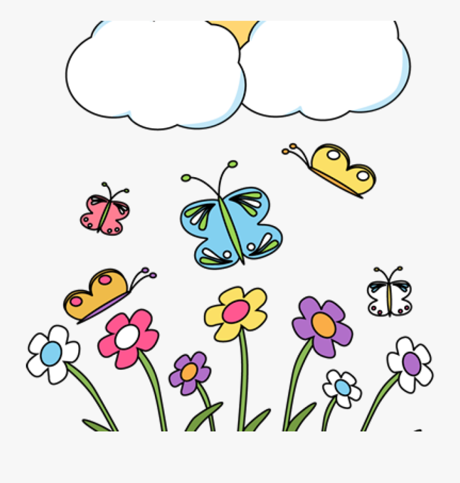 Spring Pictures Clip Art Spring Clip Art Borders Spring - Simple Spring Season Drawing, Transparent Clipart
