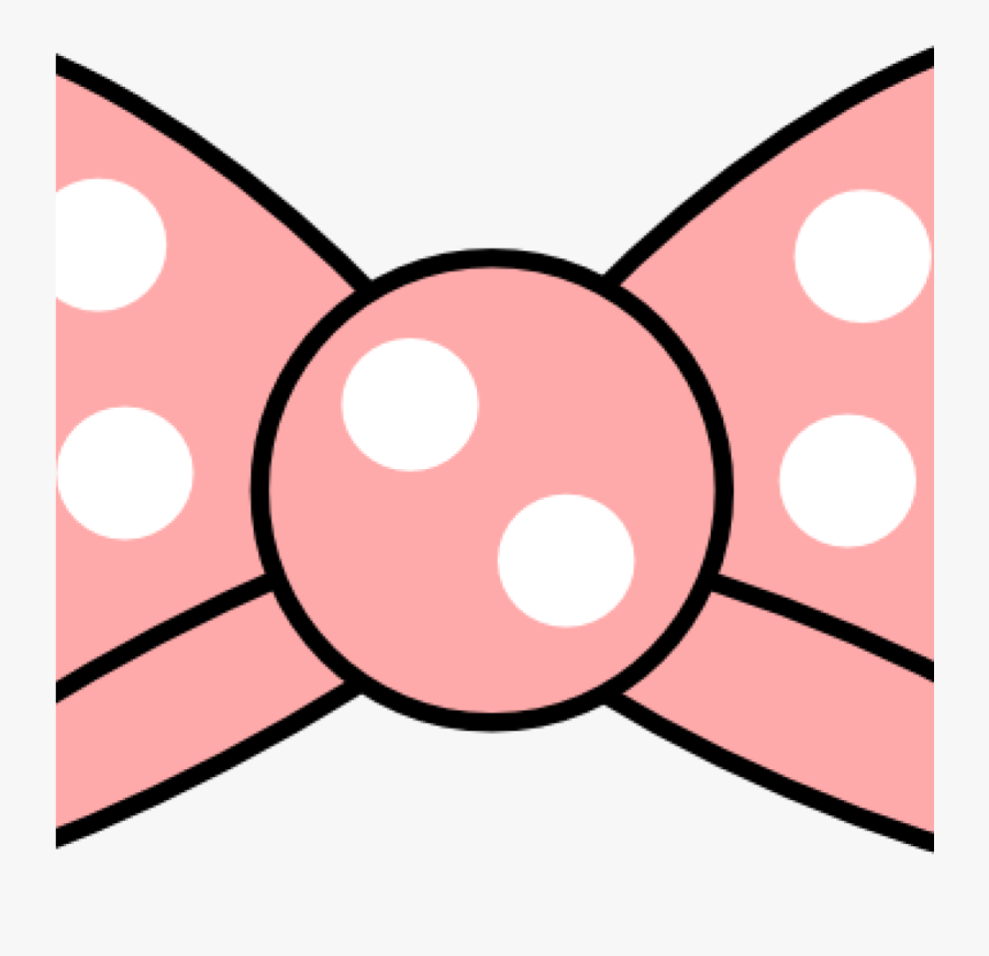 Minnie Bow Clipart Clip Art At Clker Vector Online - Hair Bow Clipart Black And White, Transparent Clipart