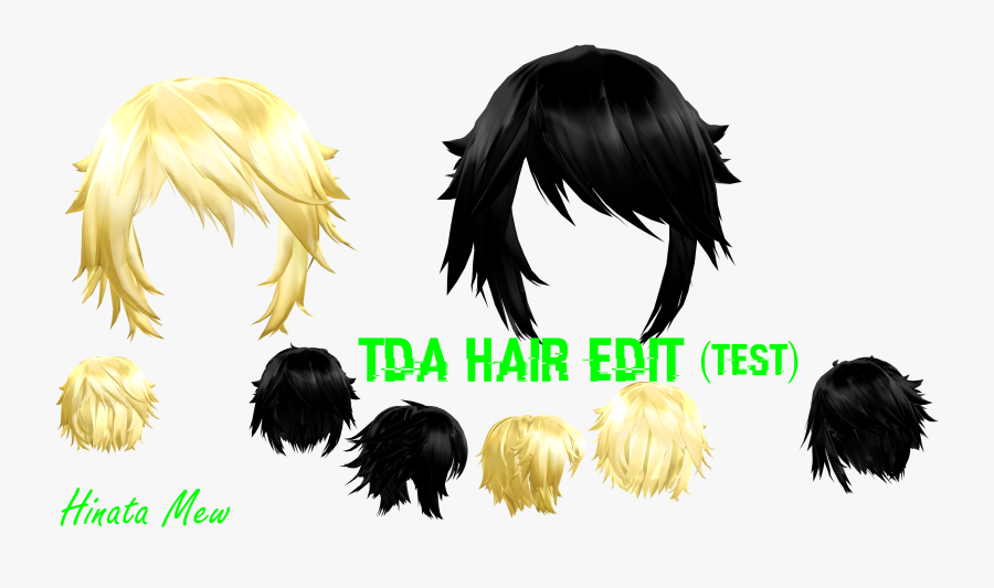 Mmd Tda Male Hair, Transparent Clipart