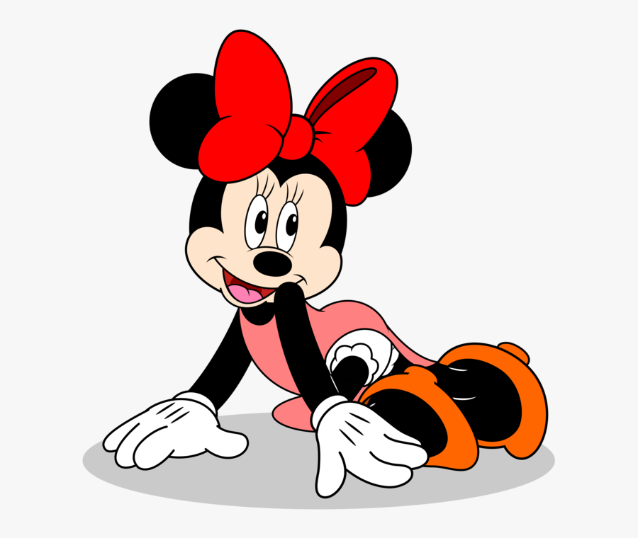 Clipart Minnie Mouse Red, Transparent Clipart