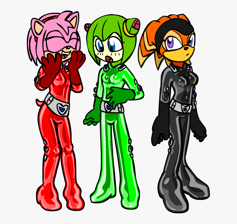 Team Gfs In Totally Spies Suits - Cartoon, Transparent Clipart