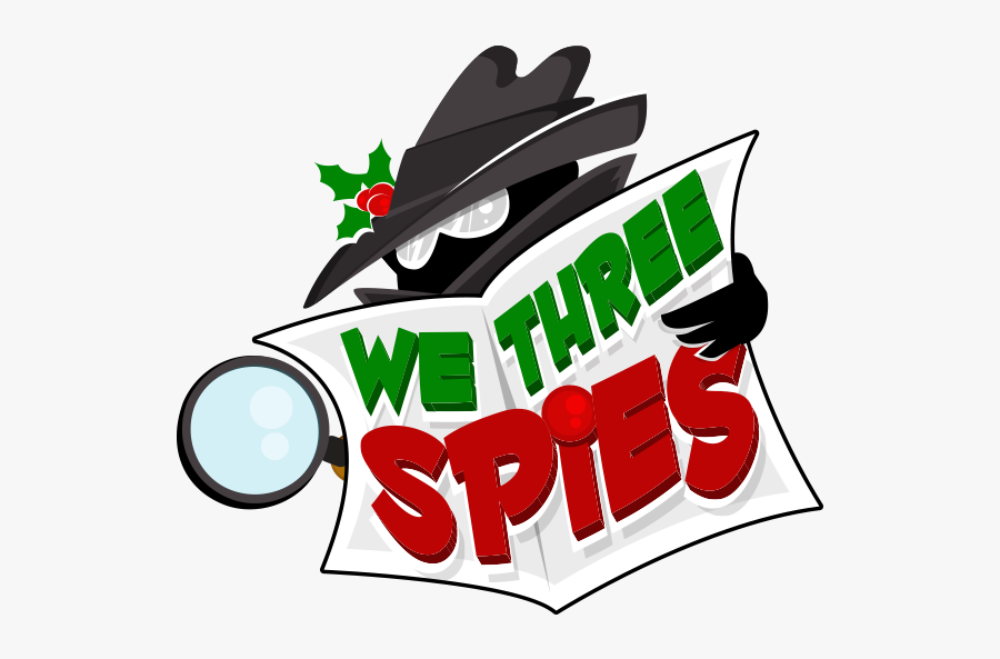 We Three Spies Logo, Transparent Clipart