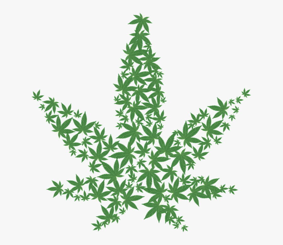 Marijuana Leaf Png Transparent, Transparent Clipart