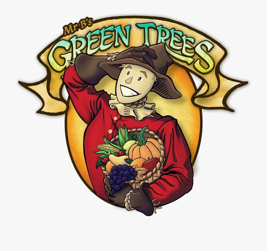 Soil Clipart Organic Fertilizer - Mr B's Green Trees Logo, Transparent Clipart