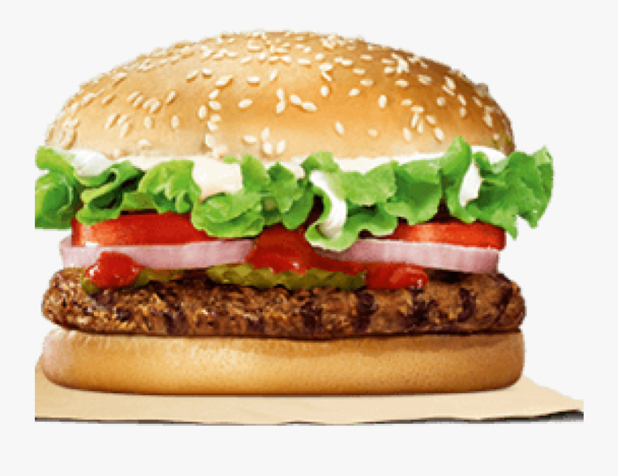 Whopper Hamburger Burger King Fast Food Restaurant - Burger King Burger Png, Transparent Clipart