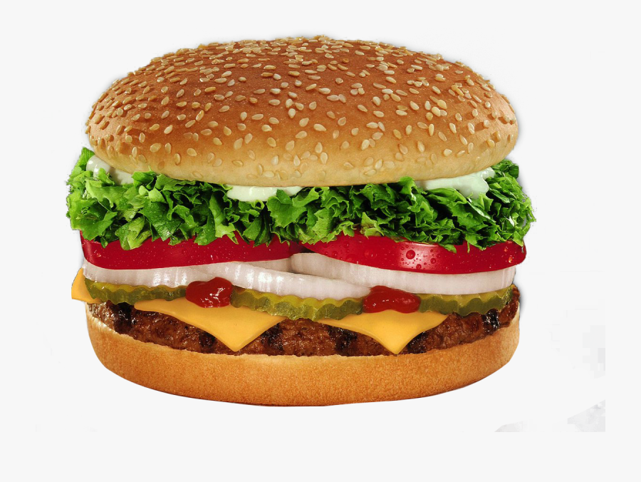 Burger King Whopper With Cheese Png Image - Organisational Structure Of Burger King, Transparent Clipart