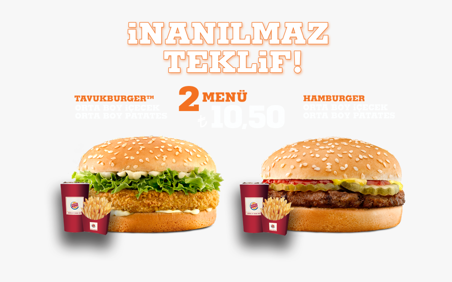 Burger King Upgrade Their Menus To Tempt Sophisticated - Cheeseburger, Transparent Clipart