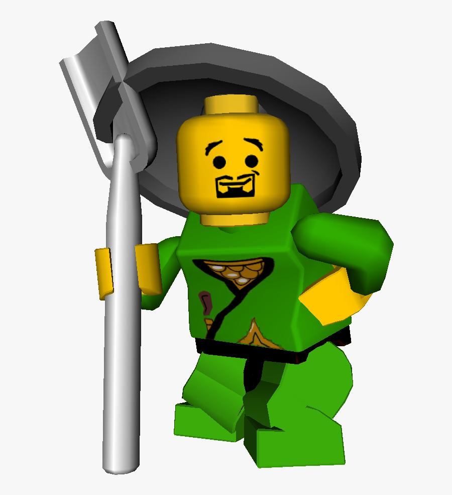 Ninja Gardener With Textures - Lego Gardener, Transparent Clipart