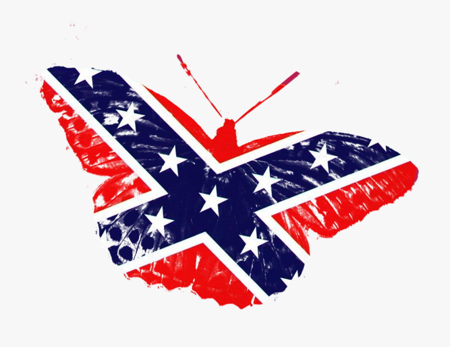 Egg Clip Art - Confederate Flag Butterfly, Transparent Clipart