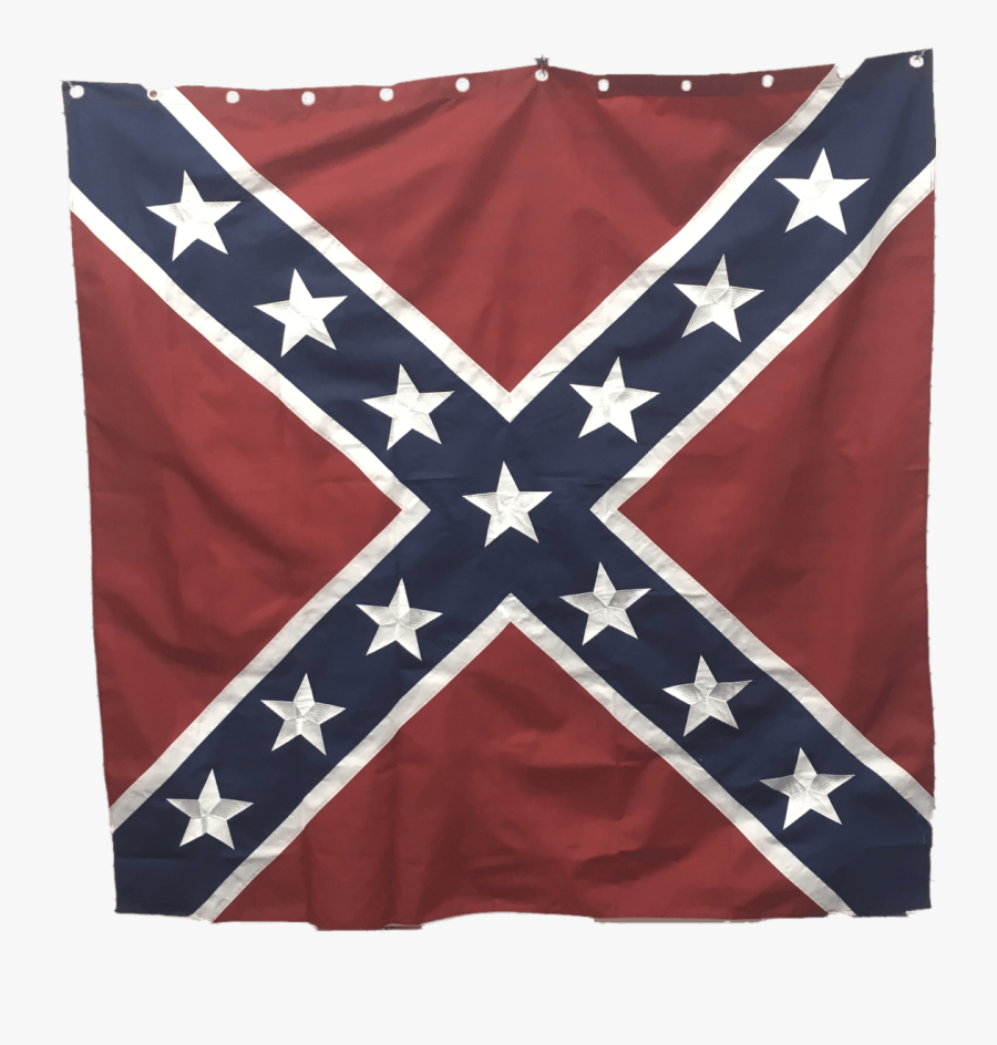 Sewn Confederate Flag, Transparent Clipart