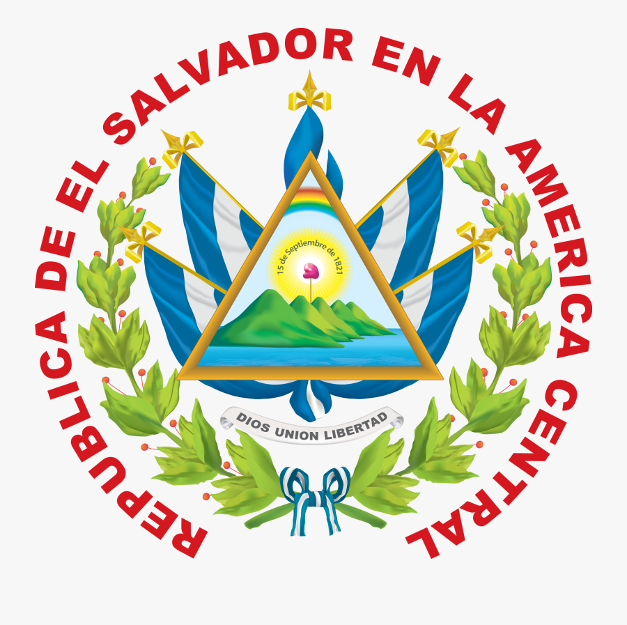 Coats Of Arms Of El Salvador - El Salvador Coat Of Arms, Transparent Clipart