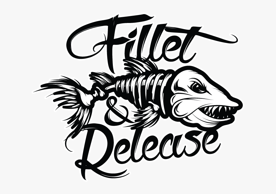 Fillet Release Fishing Humor, Transparent Clipart