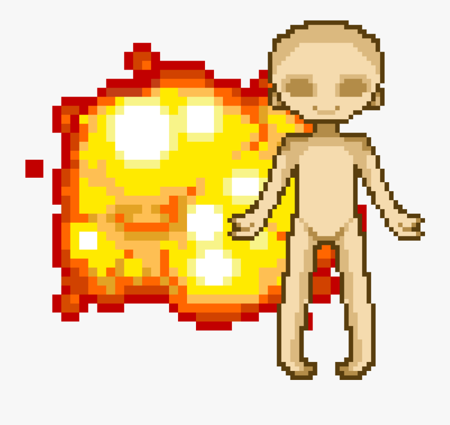 8 Bit Explosion Png, Transparent Clipart