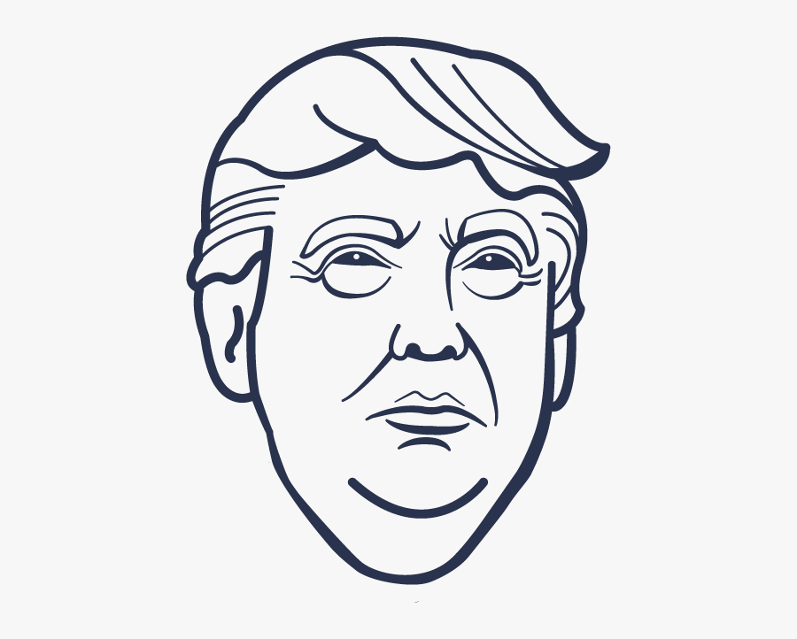 Art Film Ghostbusters Youtube - Donald Trump Face Drawing, Transparent Clipart