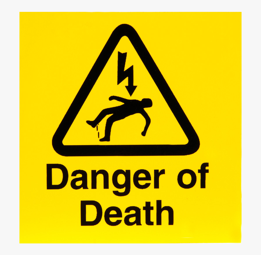 Danger Clipart Volt - Danger Of Death Sign, Transparent Clipart