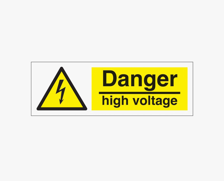 High Voltage Sign Png File - High Voltage Signage Png, Transparent Clipart