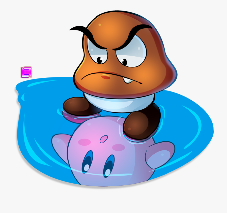 Goomba Kirby Reflect - Kirby Goomba, Transparent Clipart