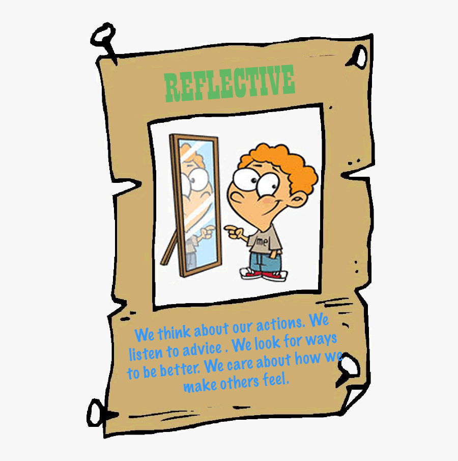Reflection Clipart Reflective Learning - Transparent Wanted Poster Clipart, Transparent Clipart
