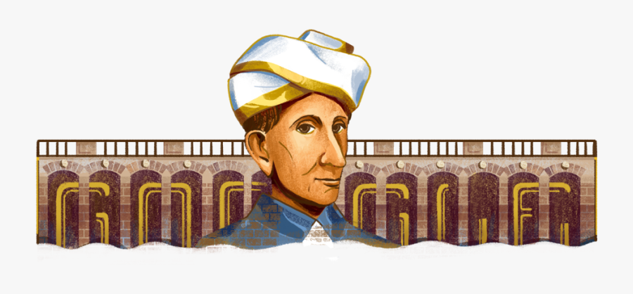 Sir Mokshagundam Visvesvaraya’s 158th Birthday - M Visvesvaraya Google Doodle, Transparent Clipart