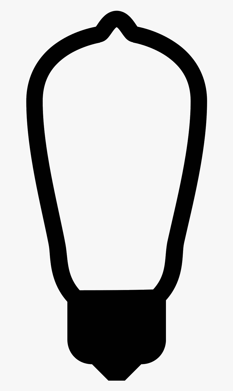 Lamp Clipart Lightbulb Edison - Edison Bulb Clipart, Transparent Clipart