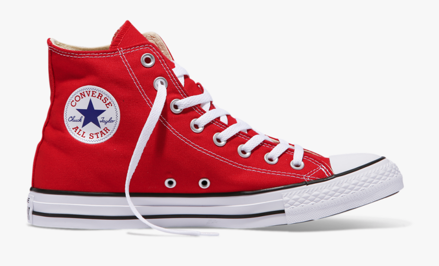#converse #red #shoes #tumblr #poppunk #aesthetic #clothes - Converse All Star, Transparent Clipart